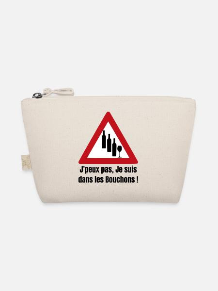 I CAN'T, I'M IN TRAFFIC! (wine) - Organic Pouch - nature - Front