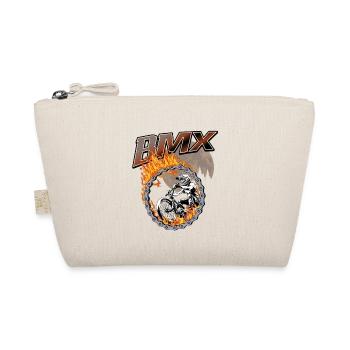 BMX Rider Fire Ring - Organic Pouch - nature - Front