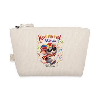 Karneval Maus Damen Süßes Fasching Kostüm - Bio-Täschchen - Natur - Vorne