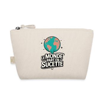 Le Monde Part en Sucette Globe Pop - Trousse biologique - nature - Devant