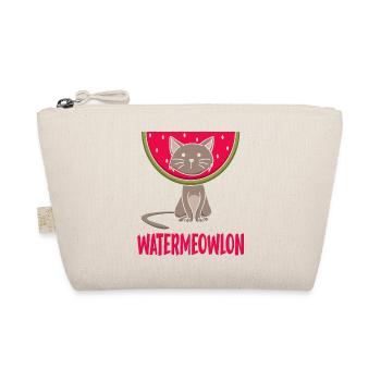 Graphique drôle de Watermeowlon Chat Jeu de mots Fruit - Trousse biologique - nature - Devant