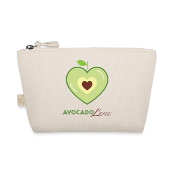 Avocado Heart Love - Organic Pouch - nature - Front