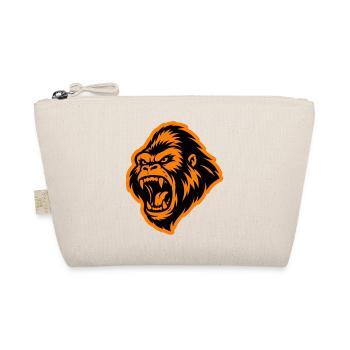 Gorilla Head - Organic Pouch - nature - Front