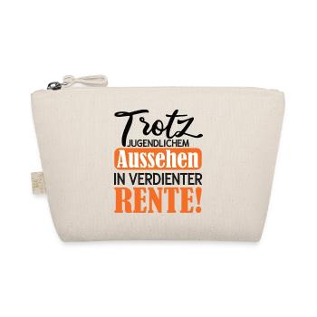 Appearance instead of Pension Satire Pension 2026 - Organic Pouch - nature - Front