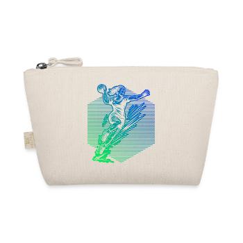 Handball illustration for handball for women - Organic Pouch - nature - Front