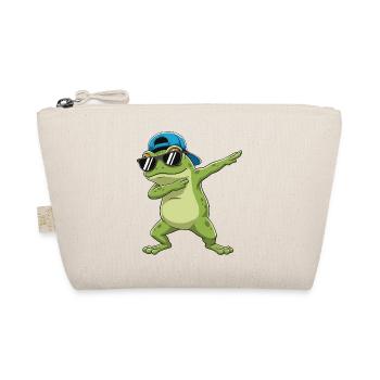 Dessin animé de lunettes de soleil de grenouille à faire du dabing - Trousse biologique - nature - Devant