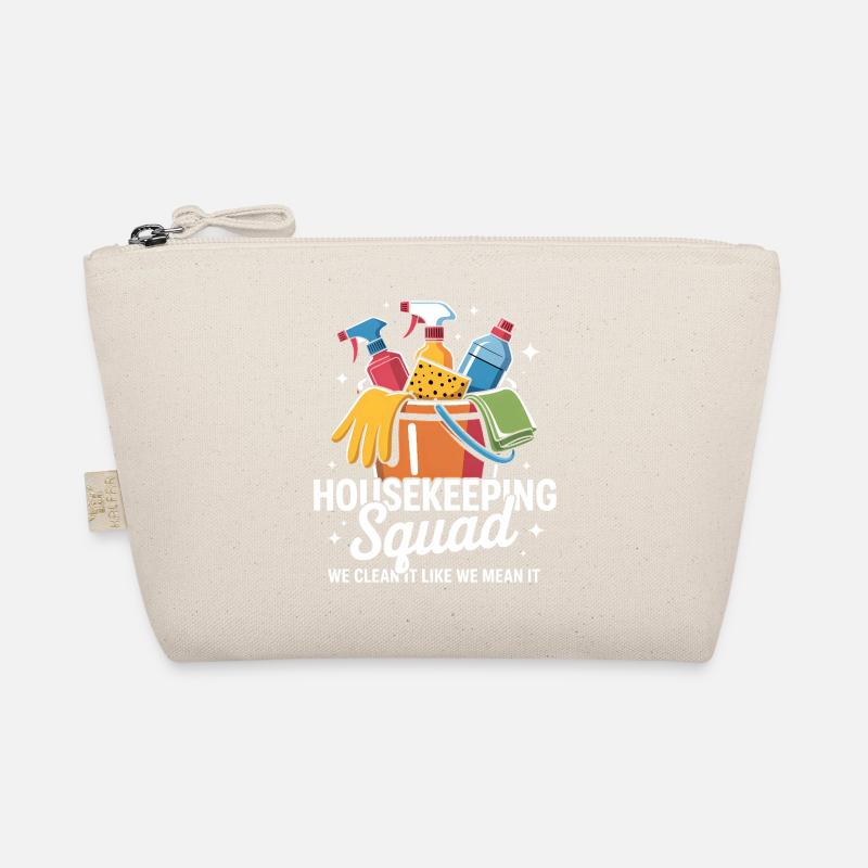 Lustiges Putzen Design Bio-Täschchen