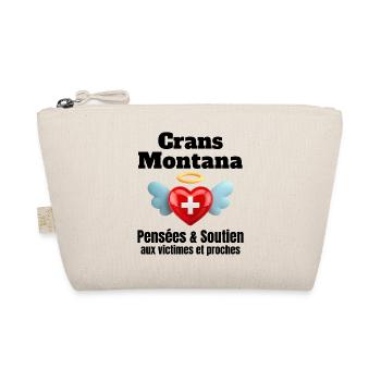 Switzerland, I am Swiss, Crans-Montana - Organic Pouch - nature - Front