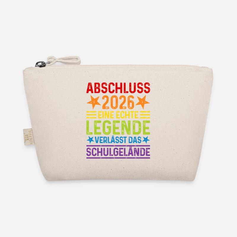 Abschluss 2026 Einr Legende verlässt Schulgelände - Bio-Täschchen - Natur