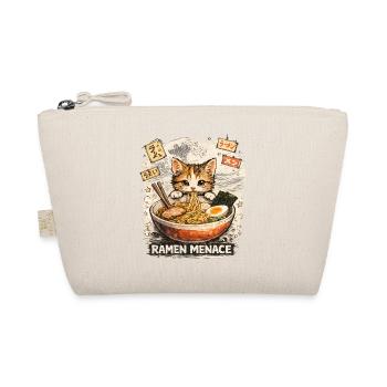 Ramen Katze - Bio-Täschchen - Natur - Vorne