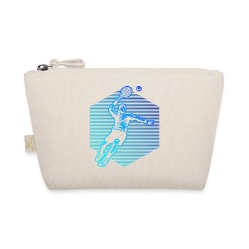 Tolles Padel Geschenk für Padelspieler - Bio-Täschchen - Natur - Vorne
