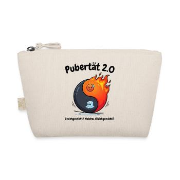 Pubertät 2.0 - Menopause Yin Yang & Gleichgewicht - Bio-Täschchen - Natur - Vorne