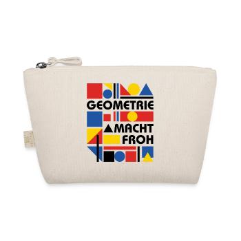Geometry makes you happy - Organic Pouch - nature - Front