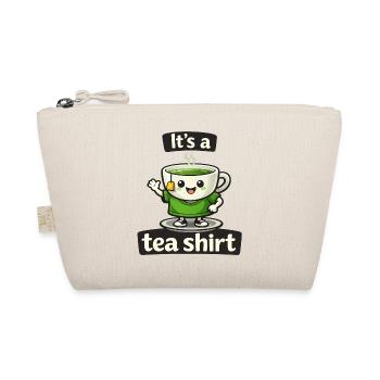 Its a Tea Shirt Wortwitz lustiges T-Shirt Geschenk - Bio-Täschchen - Natur - Vorne