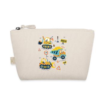 Engins de Chantier, Conducteur Excavateur mignon - Trousse biologique - nature - Devant