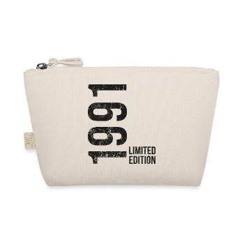 35. Geburtstag Limited Edition Jahrgang 1991  - Bio-Täschchen - Natur - Vorne