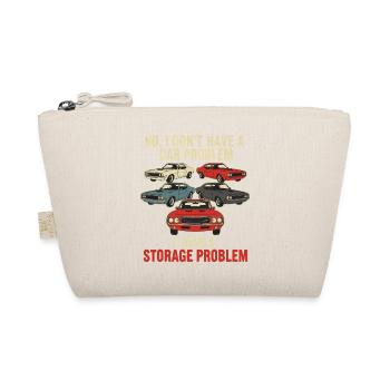 Storage Problem Car Meme Tee - Bio-Täschchen - Natur - Vorne