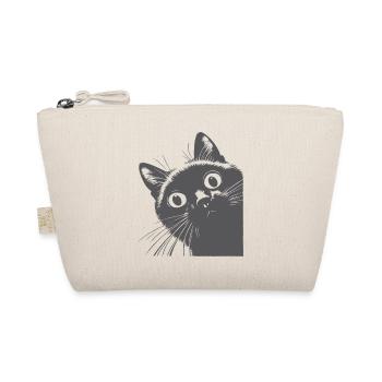 Black cat - Organic Pouch - nature - Front