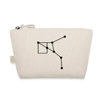 Constellation Geometry Lines - Organic Pouch - nature - Front