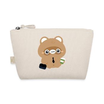 Tired Beaver - Organic Pouch - nature - Front