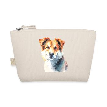 Treuer Hund - Bio-Täschchen - Natur - Vorne