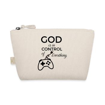 God Is In Control - Christian Faith & Trust - Organic Pouch - nature - Front