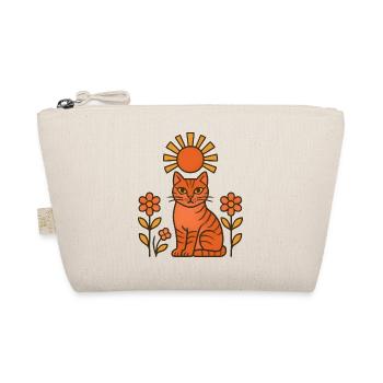 Sun cat in the orange forest - Organic Pouch - nature - Front