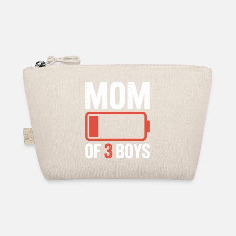 Mutter von 3 Jungen, Batterie leer Bio-Täschchen