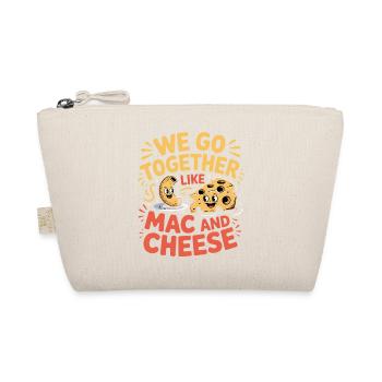 Design du couple de meilleurs amis macaronis au fromage - Trousse biologique - nature - Devant