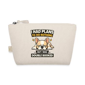 Double Booked Bulldog Do Nothing Tee - Trousse biologique - nature - Devant
