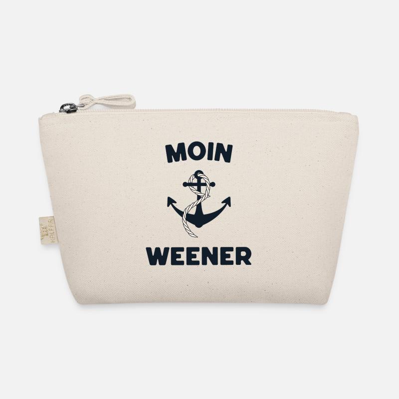 Moin Weener – Maritimes Anker-Design Bio-Täschchen