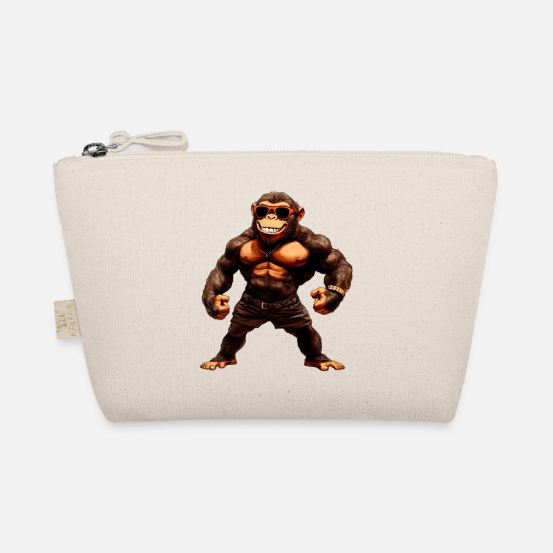 Affe Sport Tier Bio-Täschchen