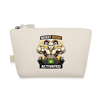 Focus Mode Activated Goat - Organic Pouch - nature - Front