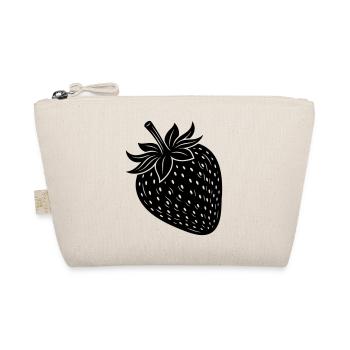 Silhouette de fruits fraises - Trousse biologique - nature - Devant