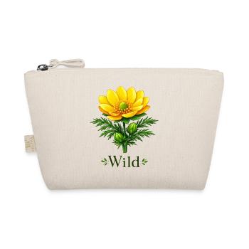 Adonisröschen Gelbe Wildblume Natur Floral Design - Bio-Täschchen - Natur - Vorne