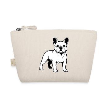 French Bulldog Standing Portrait - Organic Pouch - nature - Front
