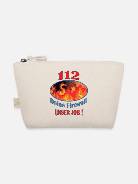 112 Deine Firewall Unser Job - Bio-Täschchen - Natur