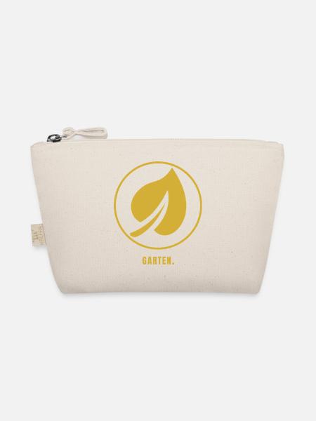 GARTEN. Success Edition – Minimalist Gold Design - Bio-Täschchen - Natur - Vorne