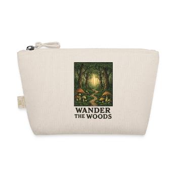Forest path of hikers - Organic Pouch - nature - Front