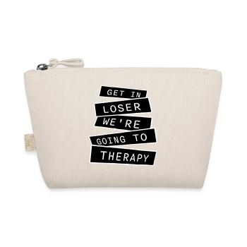 Get In Loser We're Going To Therapy Therapie Logo - Bio-Täschchen - Natur - Vorne