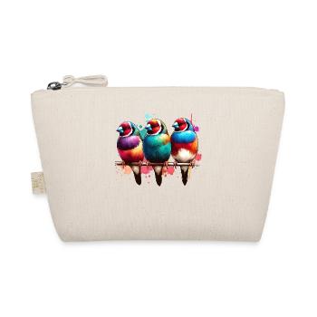 Gouldamadine Geschenk - Bio-Täschchen - Natur - Vorne