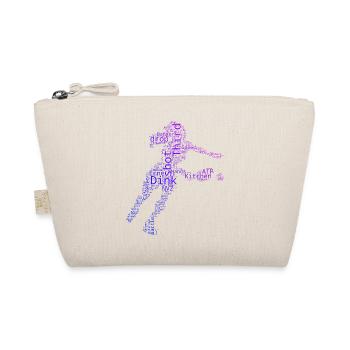 Pickleball scene design for pickleball athlete fans - Organic Pouch - nature - Front