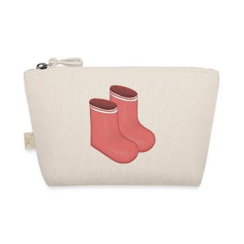 Red Retro Socks Duo - Organic Pouch - nature - Front