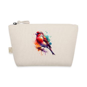 Japanese Seagull Gift - Organic Pouch - nature - Front