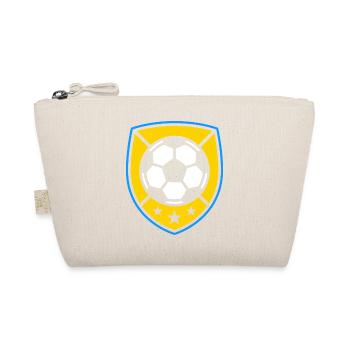 Yellow Crest Soccer Ball Emblem - Organic Pouch - nature - Front
