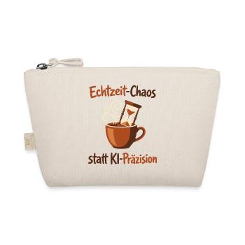KI-Chaos Kaffee Human Design - Bio-Täschchen - Natur - Vorne