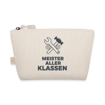 Vatertag Meister Werkzeug Schrauber Papa Männertag - Bio-Täschchen - Natur - Vorne