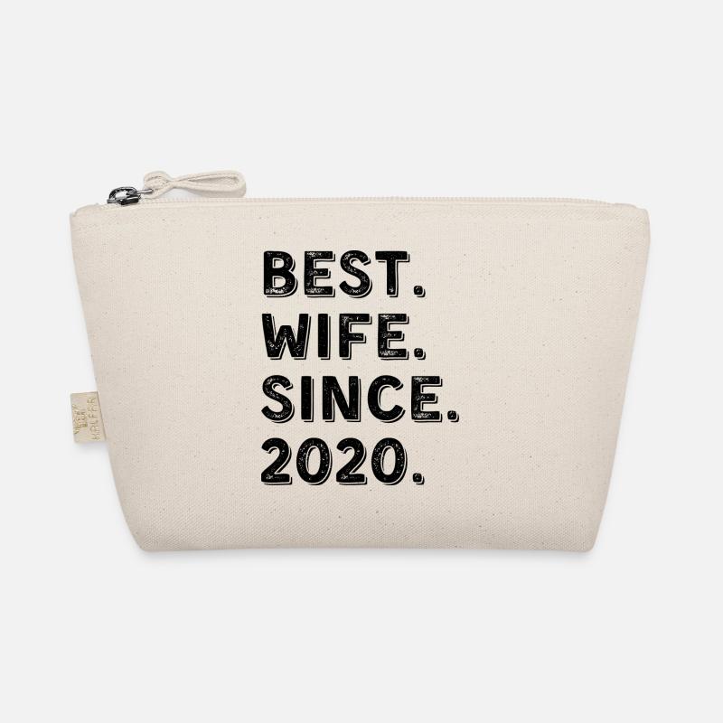 Beste Ehefrau seit 2020 6-jähriges Jubiläumsgeschenk Bio-Täschchen