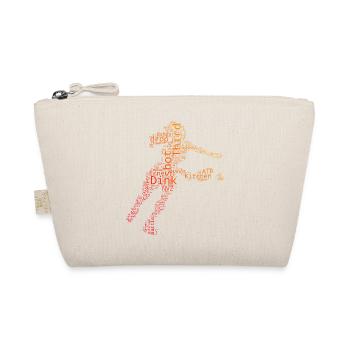 Pickleball players fans with pickleball athlete - Organic Pouch - nature - Front