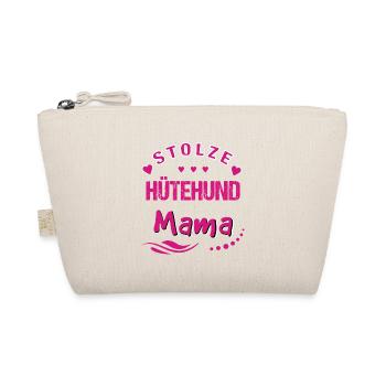 Stolze Hütehund Mama  - Bio-Täschchen - Natur - Vorne